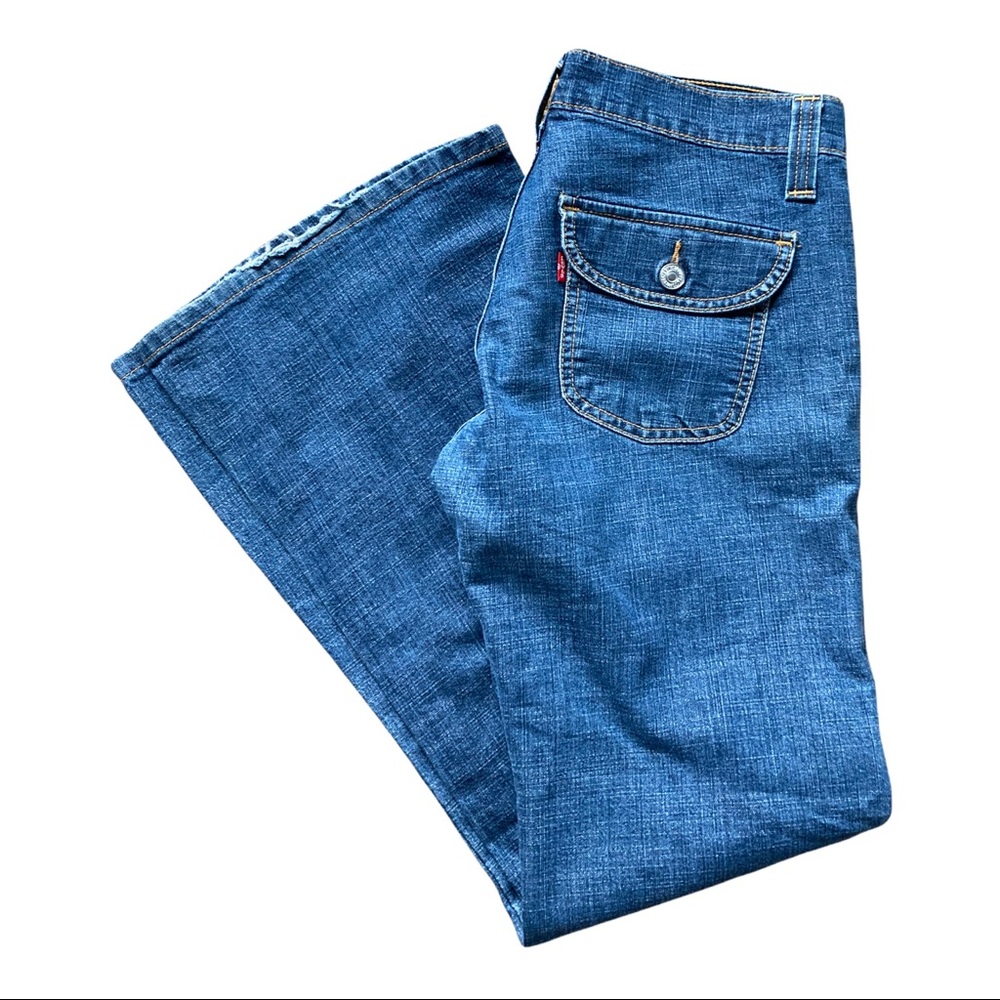 Levi’s low slouch boot cut Sz 5 JR M